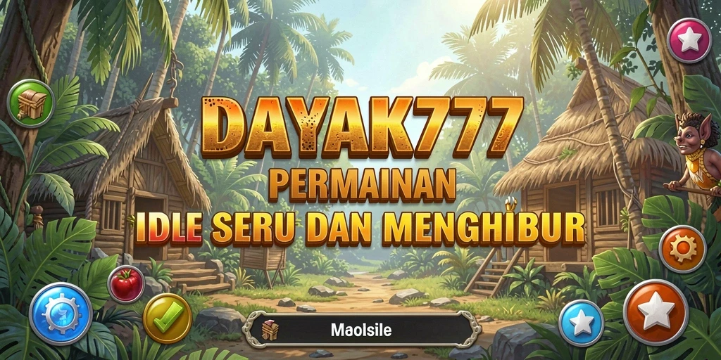Tampilan gameplay DAYAK777 yang menarik dan penuh warna.