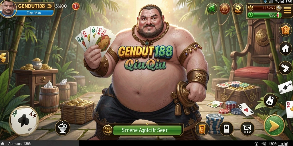 Tampilan gameplay QiuQiu yang mengasyikkan di GENDUT188.