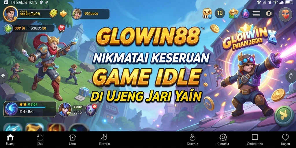 Screenshot GLOWIN88 menunjukkan gameplay santai yang menarik.