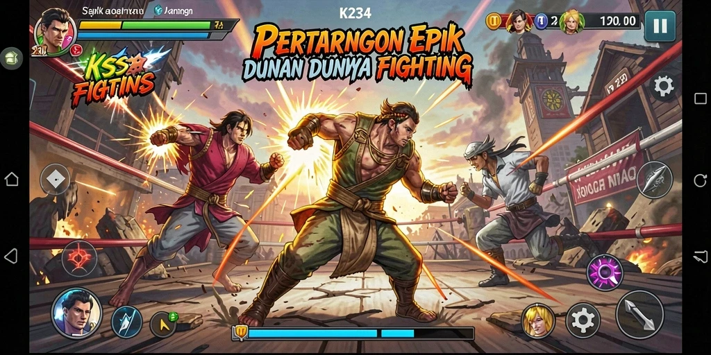 Tampilan aksi pertarungan menegangkan dalam K234.