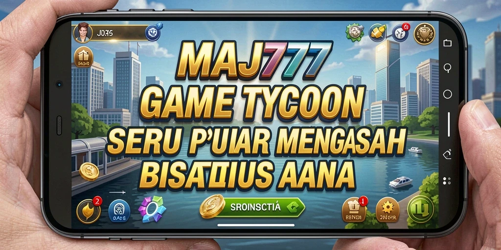 Tampilan gameplay MAJ777 yang menantang untuk bisnis Tycoon.
