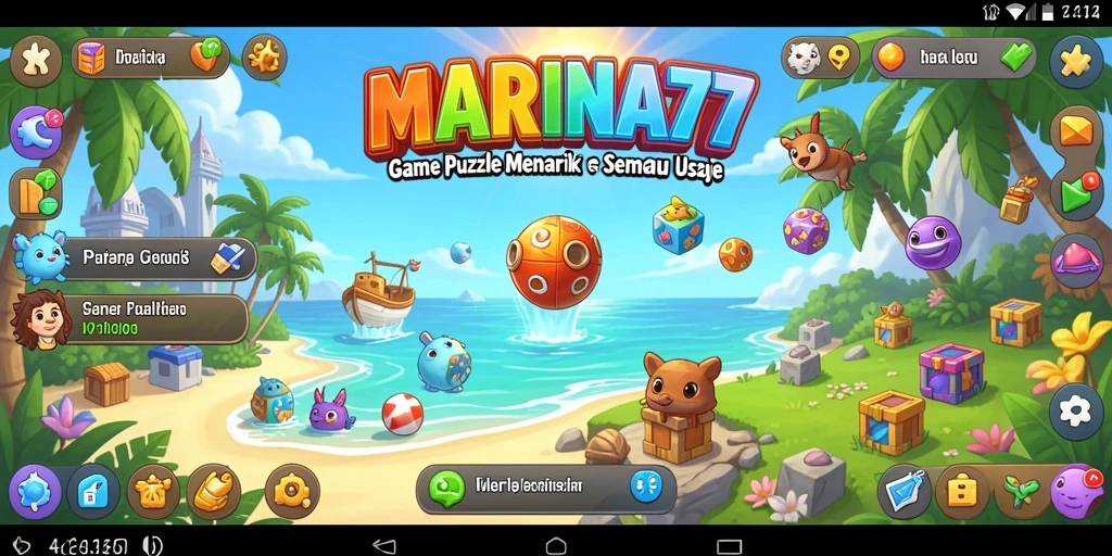 Tampilan gameplay MARINA77 yang menantang dan mengasyikkan.