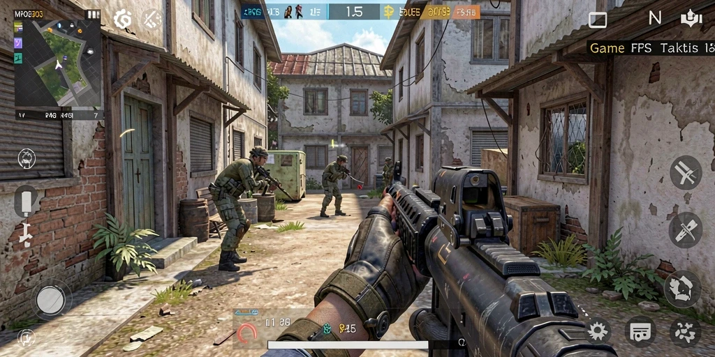Screenshot menunjukkan aksi intens dalam gameplay MPO303 dengan grafis yang menakjubkan.