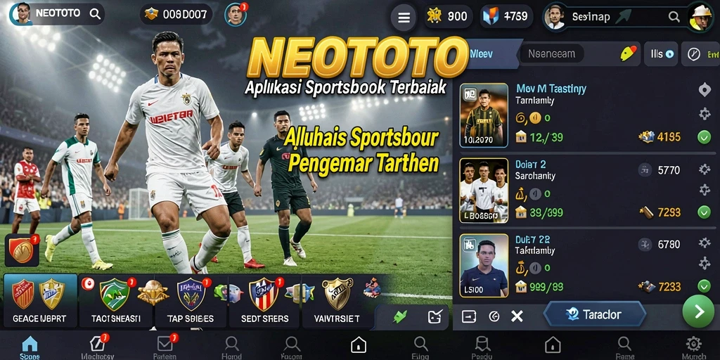 Gameplay seru dalam aplikasi Sportsbook NEOTOTO.