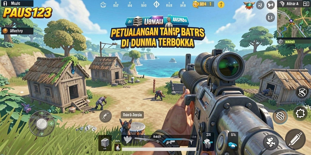 Gambaran menarik dari gameplay PAUS123 di dunia terbuka.