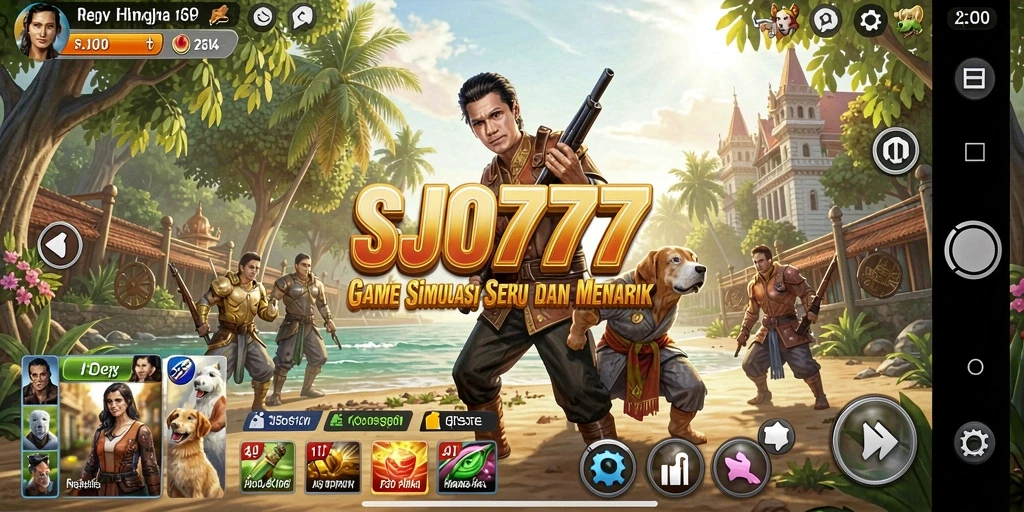 Tampilan gameplay SJO777 yang menakjubkan dan realistis.