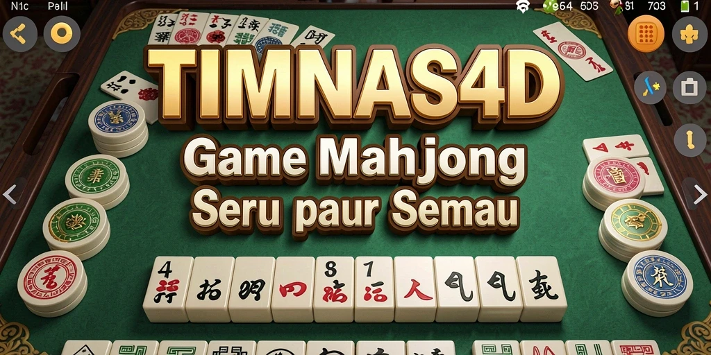 Screenshot gameplay TIMNAS4D yang menampilkan suasana Mahjong yang seru.