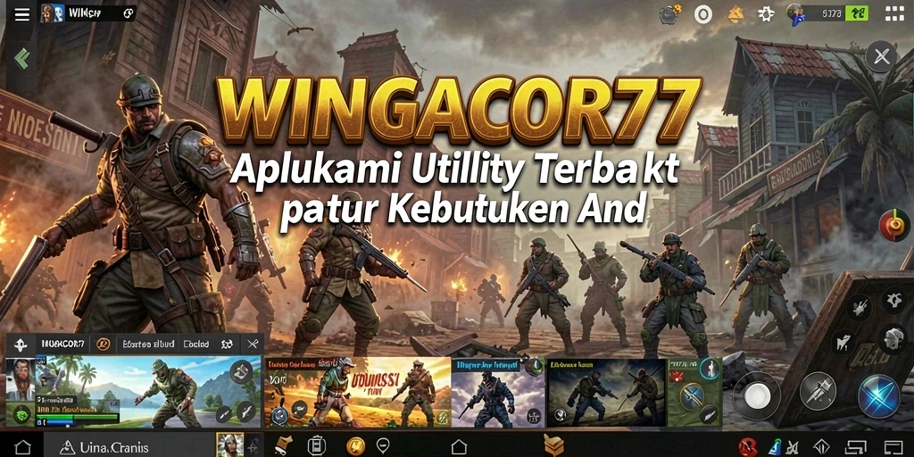 Tampilan antarmuka utama WINGACOR77 yang sederhana dan intuitif.